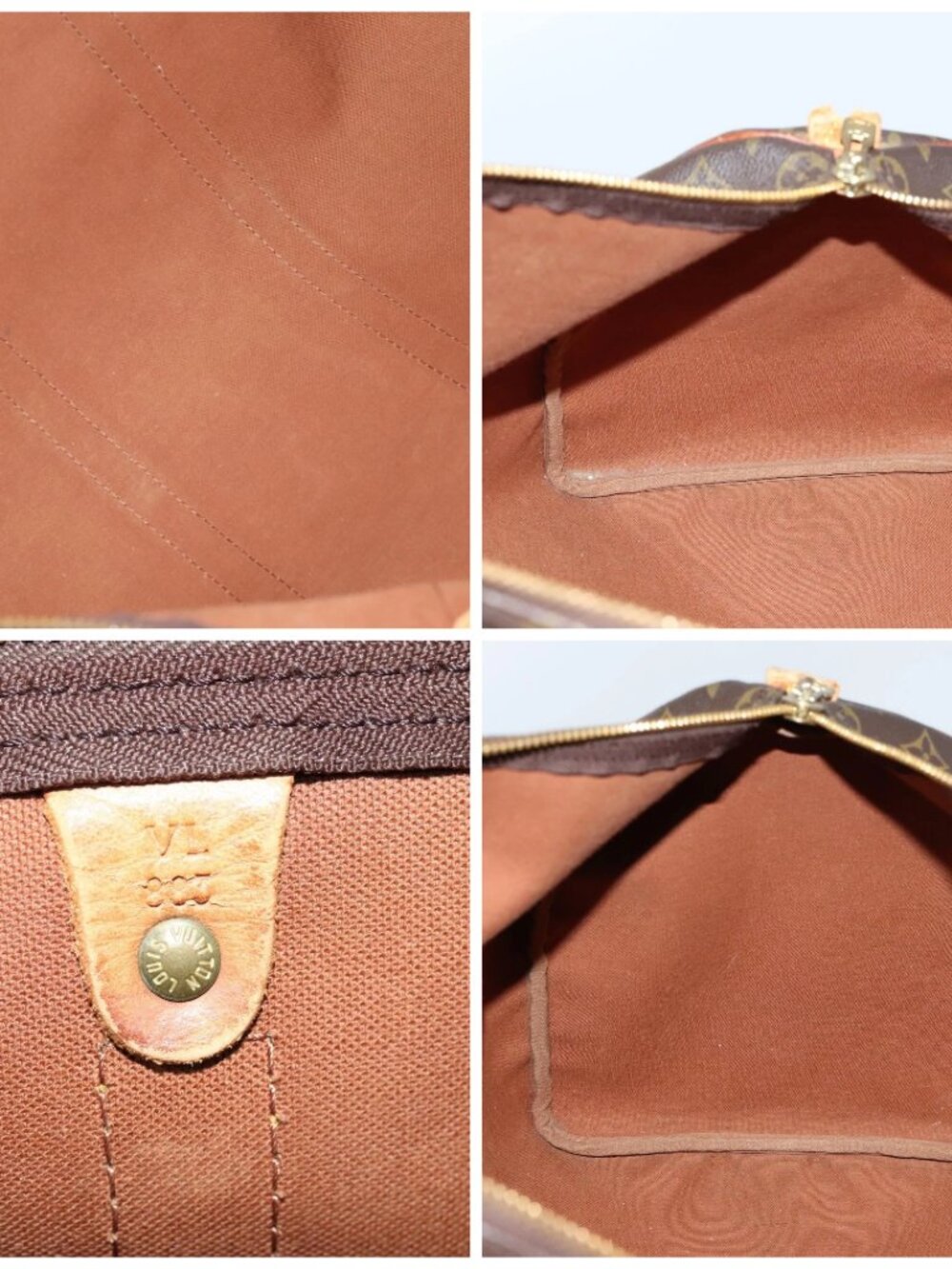LOUIS VUITTON Monogram Keepall 50 Boston Bag M41426 LV Auth mr939 - Picture 15 of 16